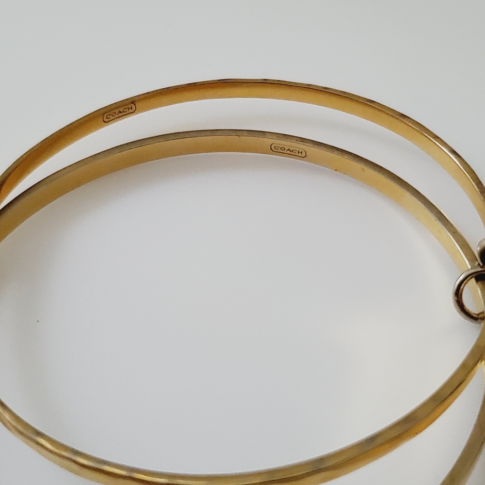Coach Bangle Bracelet Set - image 3